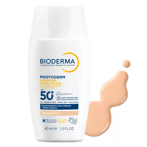 BIODERMA Photoderm XDefense SPF50+ 01 szinezett ultra-fluid (40ml)