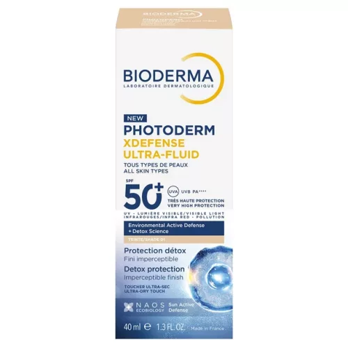BIODERMA Photoderm XDefense SPF50+ 01 szinezett ultra-fluid (40ml)