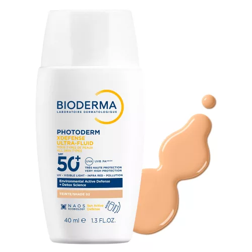 BIODERMA Photoderm XDefense SPF50+ 02 szinezett ultra-fluid (40ml)