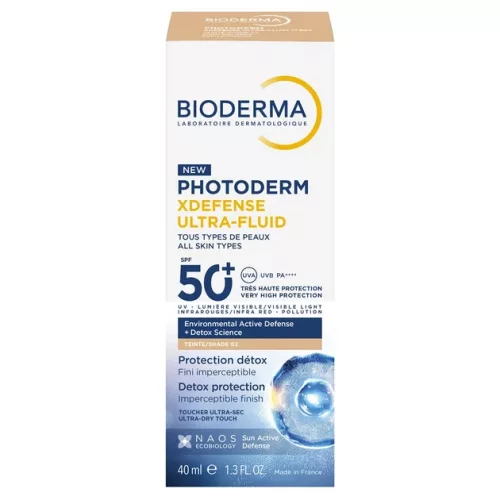 BIODERMA Photoderm XDefense SPF50+ 02 szinezett ultra-fluid (40ml)