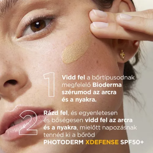 BIODERMA Photoderm XDefense SPF50+ 02 szinezett ultra-fluid (40ml)