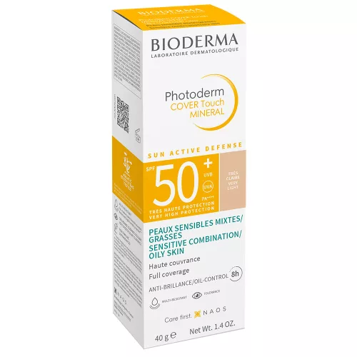 BIODERMA Photoderm COVER Touch MINERAL SPF50+ very light (40g)