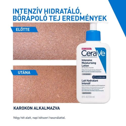 CeraVe Intenzív hidratáló testápoló tej (473ml)