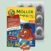 Möller's Omega-3+D Kóla ízű gumivitamin (36db)