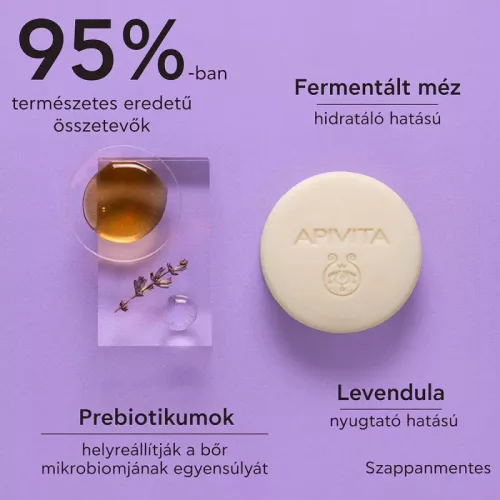 APIVITA Arctisztító és sminkeltávolító bőrkímélő szappan (80g)