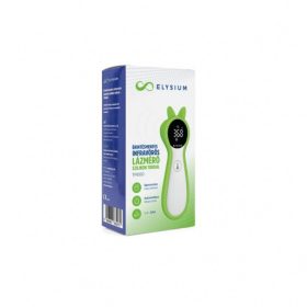  Elysium TP600 érintésmentes infravörös digitális lázmérő zöld szilikon tokkal