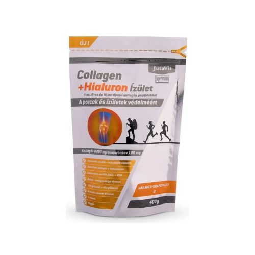JutaVit Collagen+Hialuron ízület Narancs-Grapefruit (400g)