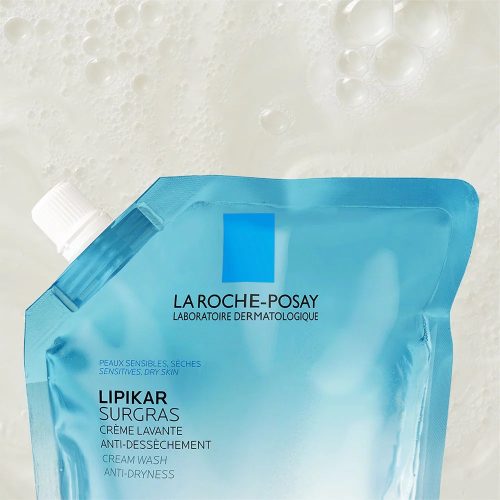 La Roche-Posay Lipikar Surgras koncentrált tusoló krém utántöltő (400ml)