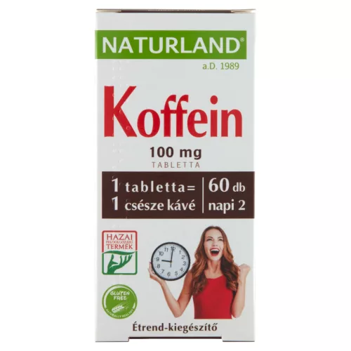 Naturland 100 mg Koffein (60 db)