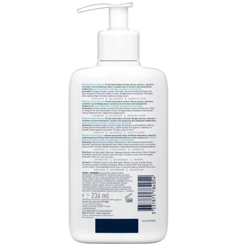 CeraVe Pattanások Elleni Tisztító Gél (473 ml)
