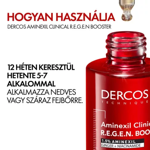 Vichy Aminexil Clinical R.E.G.E.N BOOSTER Haj Megújító Szérum (90 ml)
