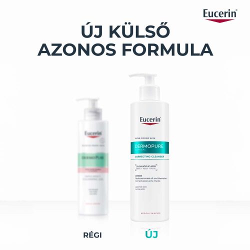 Eucerin Dermopure Clinical Correcting Cleanser - MÉLYTISZTÍTÓ GÉL arcra és testre (400 ml)
