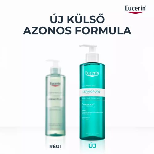 Eucerin Dermopure Clinical Purifying Cleanser - TISZTÍTÓ GÉL arcra és testre (400 ml)