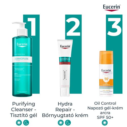 Eucerin Dermopure Clinical Hydra Repair BŐRNYUGTATÓ KRÉM (40 ml)