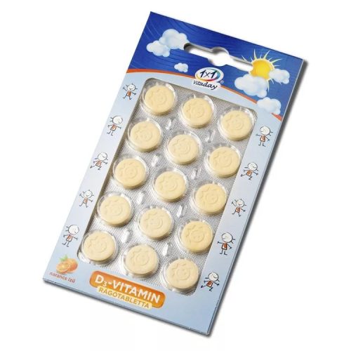 1X1 D3-Vitamin Rágótabletta 15 db