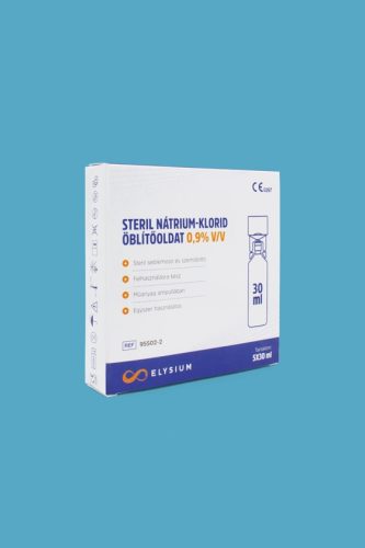 Elysium steril nátrium-klorid seb- és szemöblítő oldat 0,9% V/V - 5 x 30 ml