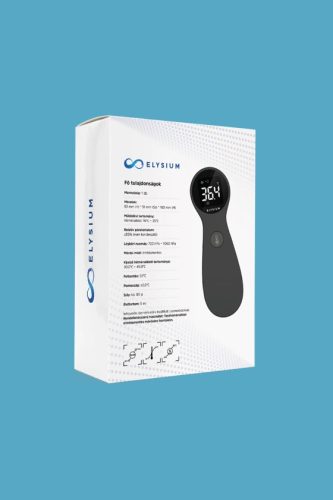 Elysium TP650 érintésmentes infravörös digitális lázmérő táskával - fekete