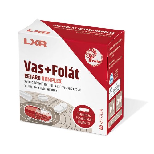 LXR Vas+Folát retard Komplex (60 db)