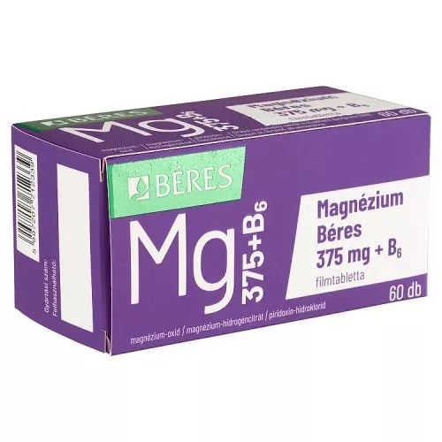 Béres Magnézium Biszglicinát + B6 (60db)