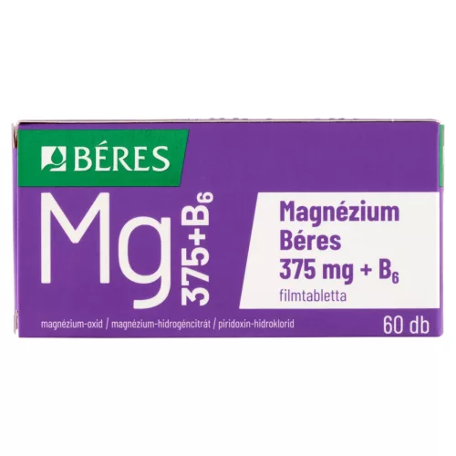 Béres Magnézium Biszglicinát + B6 (60db)