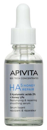 Apivita Bee Tech HA5 Honey feltöltő, regeneráló és bőrkisimító szérum (30ml)