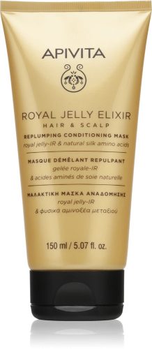 Apivita Royal Jelly Elixir replumping haj és fejbőr kondícionáló maszk (150 ml)