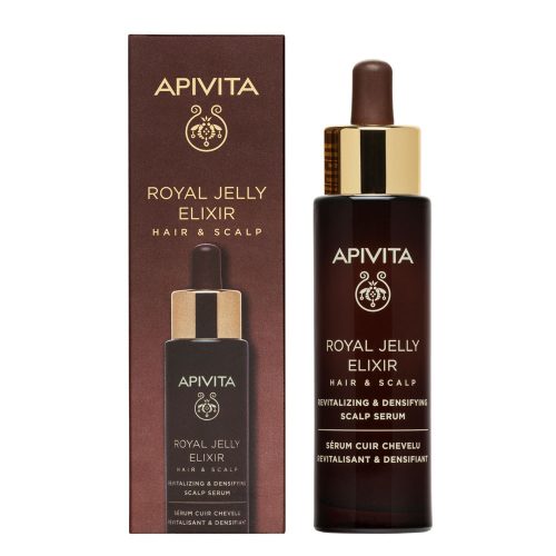 Apivita Royal Jelly Elixir revitalizáló és hajsűrűséget fokozó fejbőr szérum (50ml)