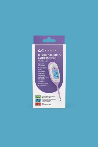 Elysium TP400 flexibilis digitális lázmérő - lila
