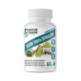 Natur Tanya vegán 100% Spirulina (60 db)