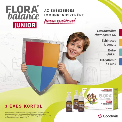 Goodwill Florabalance Junior orális oldat eper 10 db