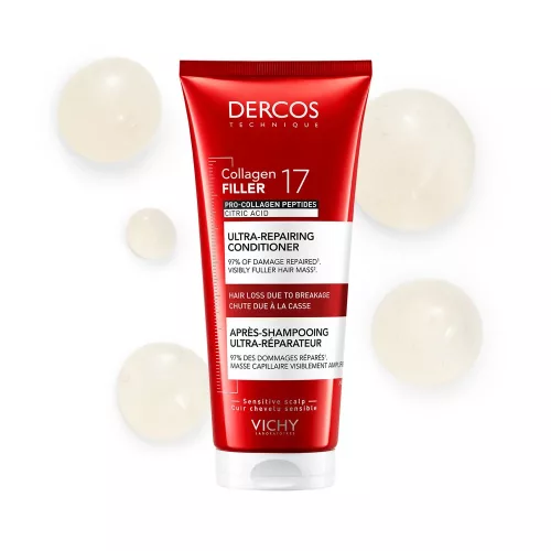 Vichy Dercos Collagen 17 Filler ultra-regeneráló hajbalzsam (200ml)
