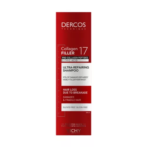 Vichy Dercos Collagen 17 Filler ultra-regeneráló sampon (200ml)