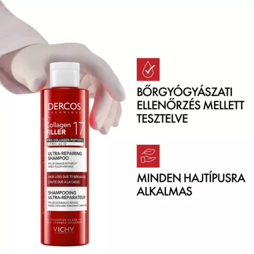 Vichy Dercos Collagen 17 Filler ultra-regeneráló sampon (200ml)