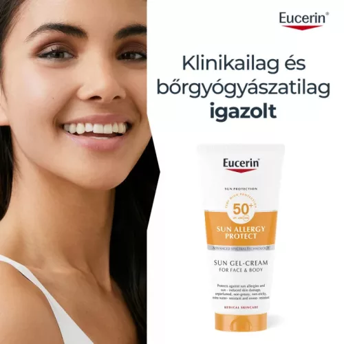Eucerin Sun Allergy Protect napallergia elleni krém-gél arca és testre SPF 50+ 200ml