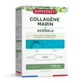   Superdiet tengeri kollagén + acerola, hidrolizált halkollagén ampulla 20x10ml 200 ml