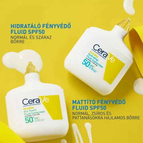 CeraVe Hidratáló fényvédő fluid SPF50 (50 ml)