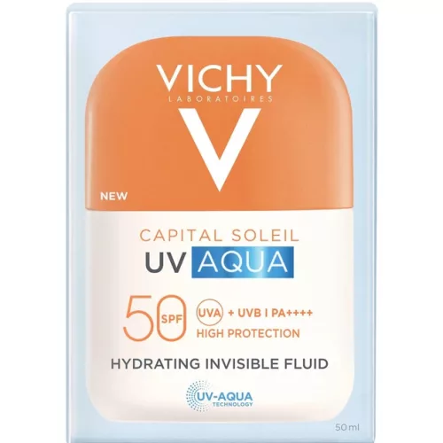 Vichy Capital Soleil UV AQUA hidratáló színezett Fluid SPF50 light (40ml)