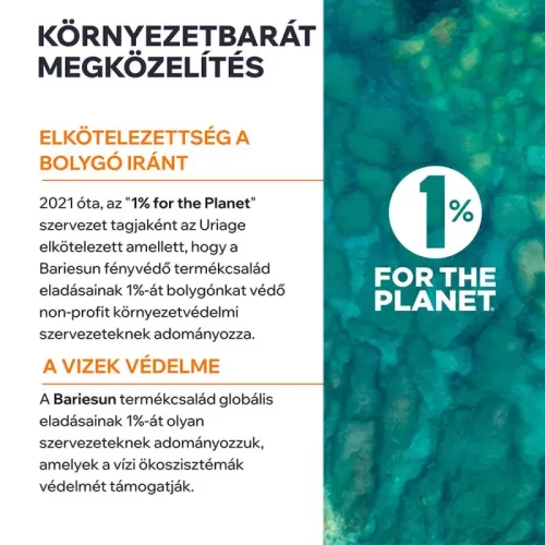 Uriage Bariésun Aqua fluid ultra-mat SPF50+ fényvédő mattító hatással (50ml)