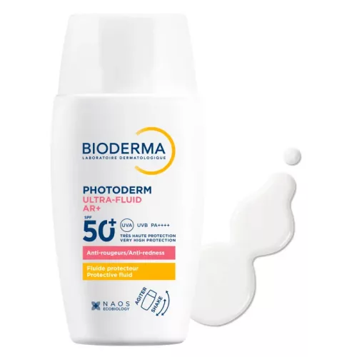 BIODERMA Photoderm AR+ Ultra-fluid fényvédő rosaceás bőrre SPF50+ (40 ml)
