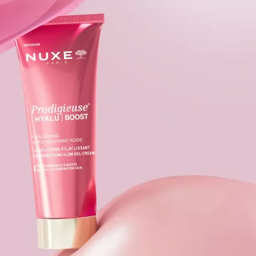 NUXE PRODIGIEUSE [HYALU] BOOST Bőrsimító ragyogást fokozó gél-krém 50 ml