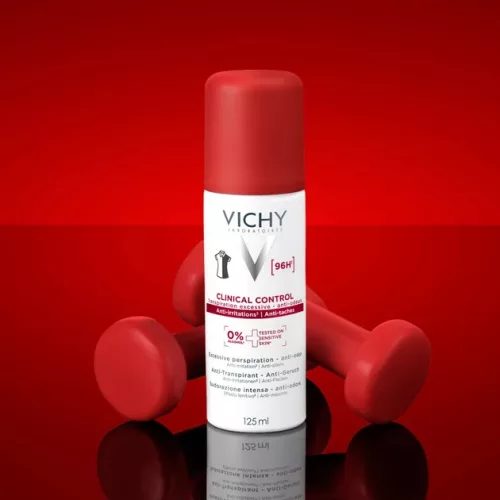 Vichy dezodor CLINICAL CONTROL 96H izzadásgátló spray férfiaknak 125ml