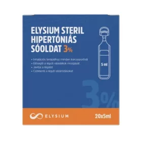 Elysium steril hipertóniás sóoldat – 3% – 20 x 5 ml