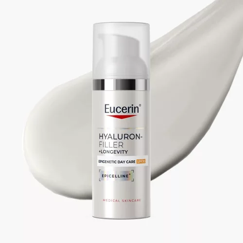 Eucerin Hyaluron-Filler + Longevity Epigenetic Nappali arcápoló SPF30 50ml