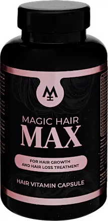 MAGIC HAIR MAX hajvitamin kapszula hajnövesztéshez és hajhullás kezelésére 30 db
