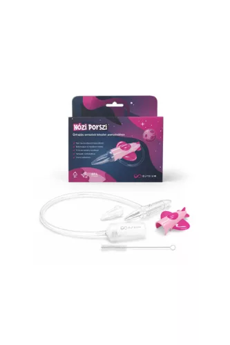 Elysium Nózi Porszi - Űrhajós orrszívó készlet porszívóhoz - pink/magenta