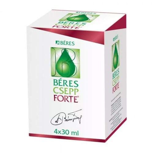 Béres Csepp Forte belsőleges oldatos cseppek (4x30ml)