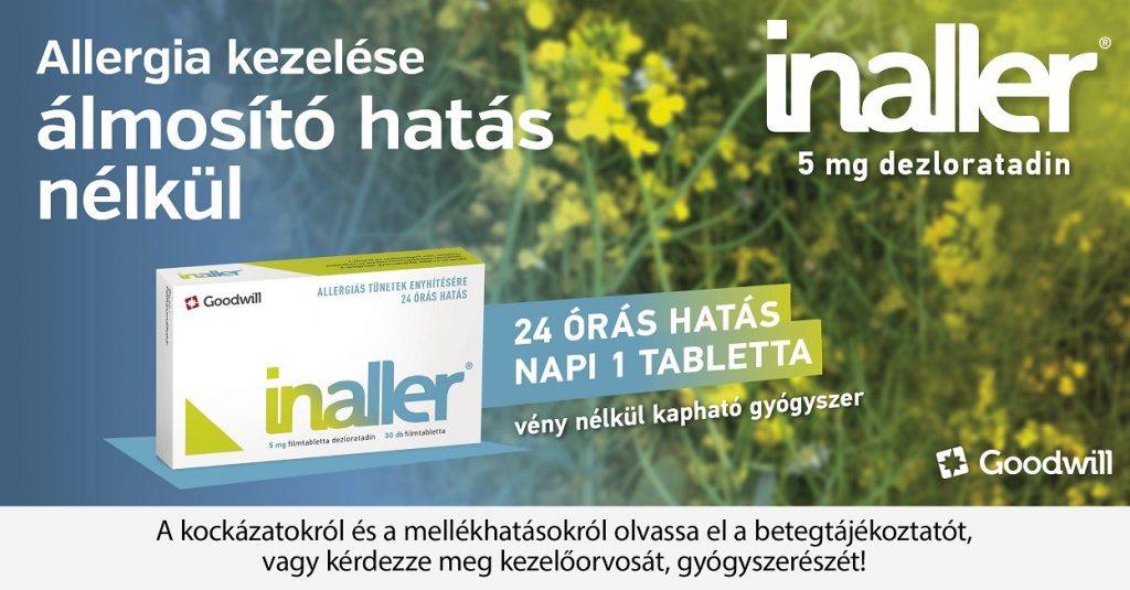 Inaller - allergia kezelése álmosító hatás nélkül